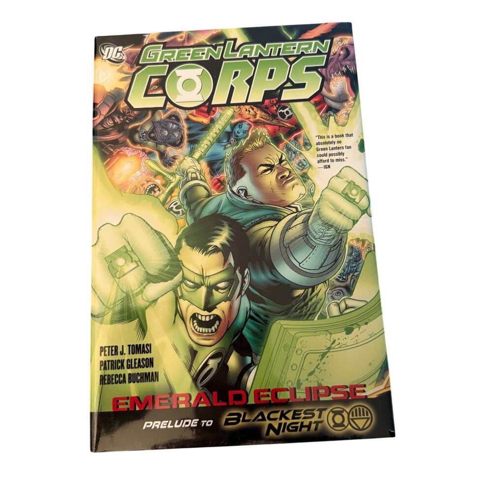 Green Lantern Corps Emerald Eclipse Prelude To Blackest Night Hardcover Graphic